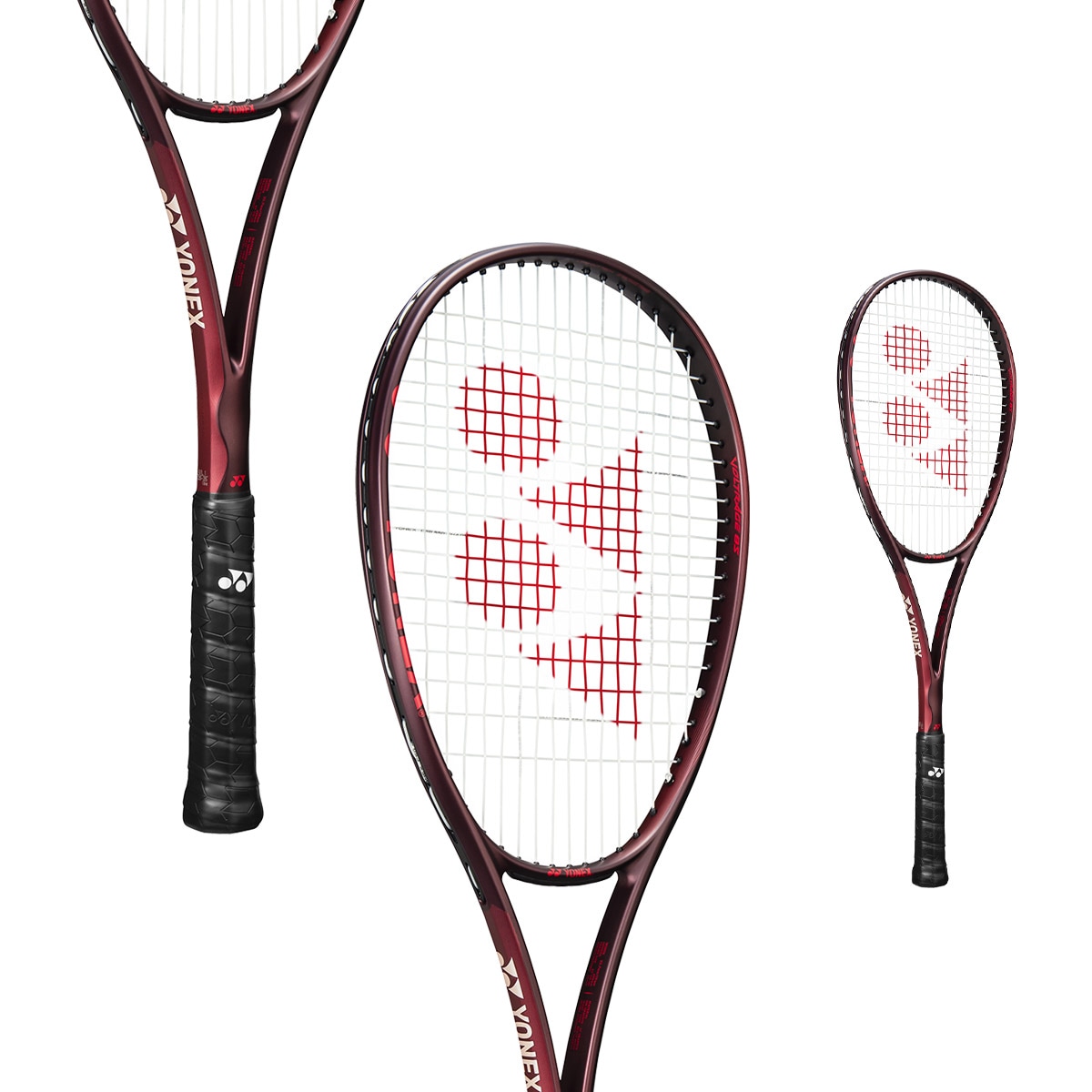 VOLTRAGE 8S テニスラケット 黒/赤 ボルトレージ 最新 1回短時間 ヨネックス YONEX ソフトテニスラケット ボルトレイジ 8S VOLTRAGE 8S