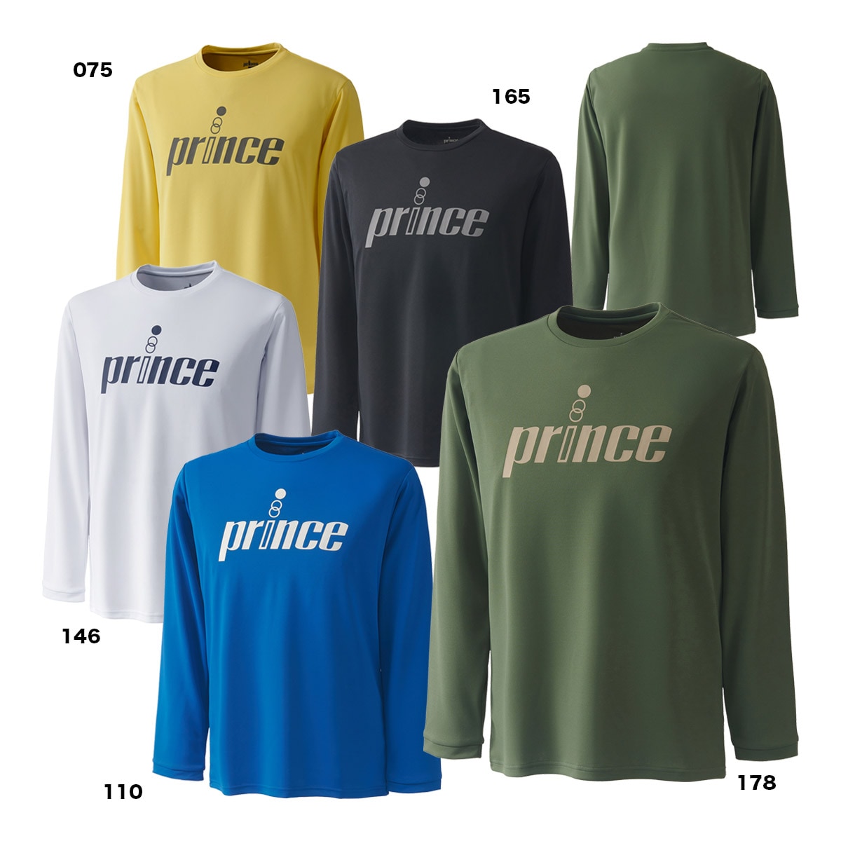 プリンス prince テニスウェア ユニセックス ロングスリーブシャツ MA5002