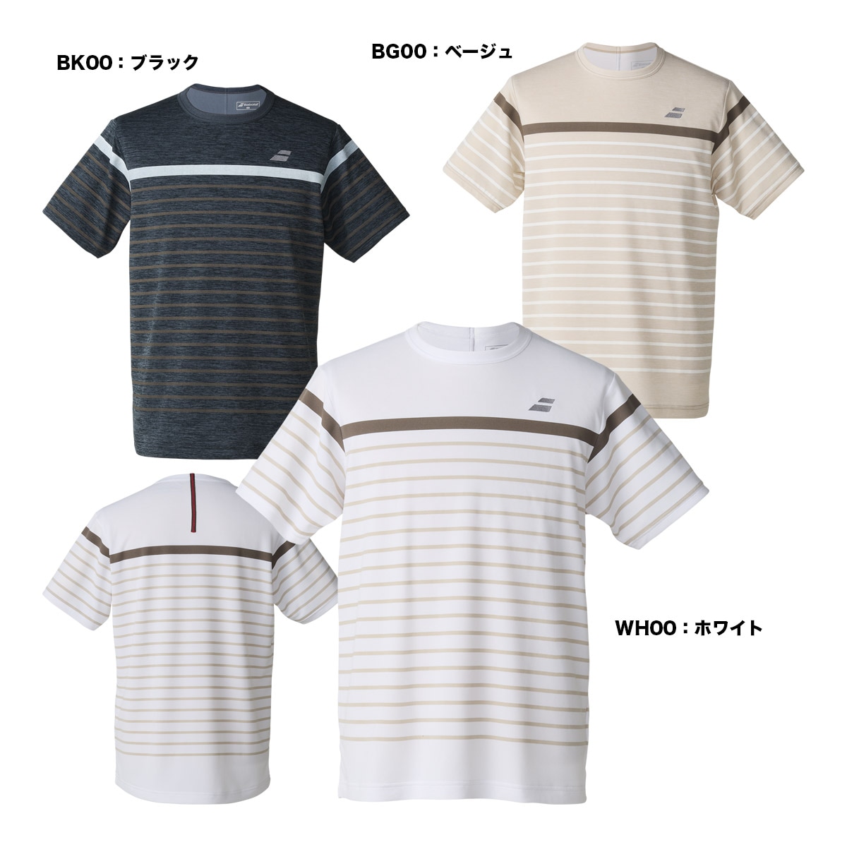 バボラ BabolaT テニスウェア ユニセックス PLAY ショートスリーブシャツ BUP6554