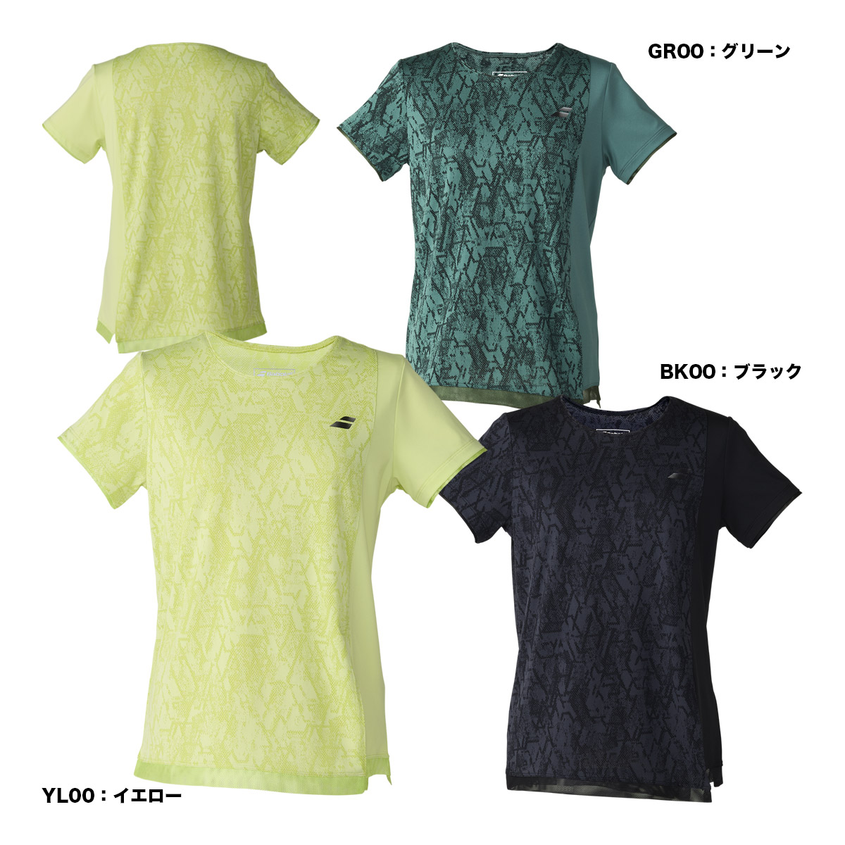 バボラ BabolaT テニスウェア レディス PLAY ショートスリーブシャツ BWG6370