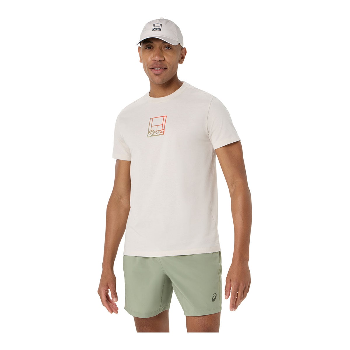 アシックス asics テニスウェア メンズ COURT CORE GRAPHIC TEE 2041A355（250）