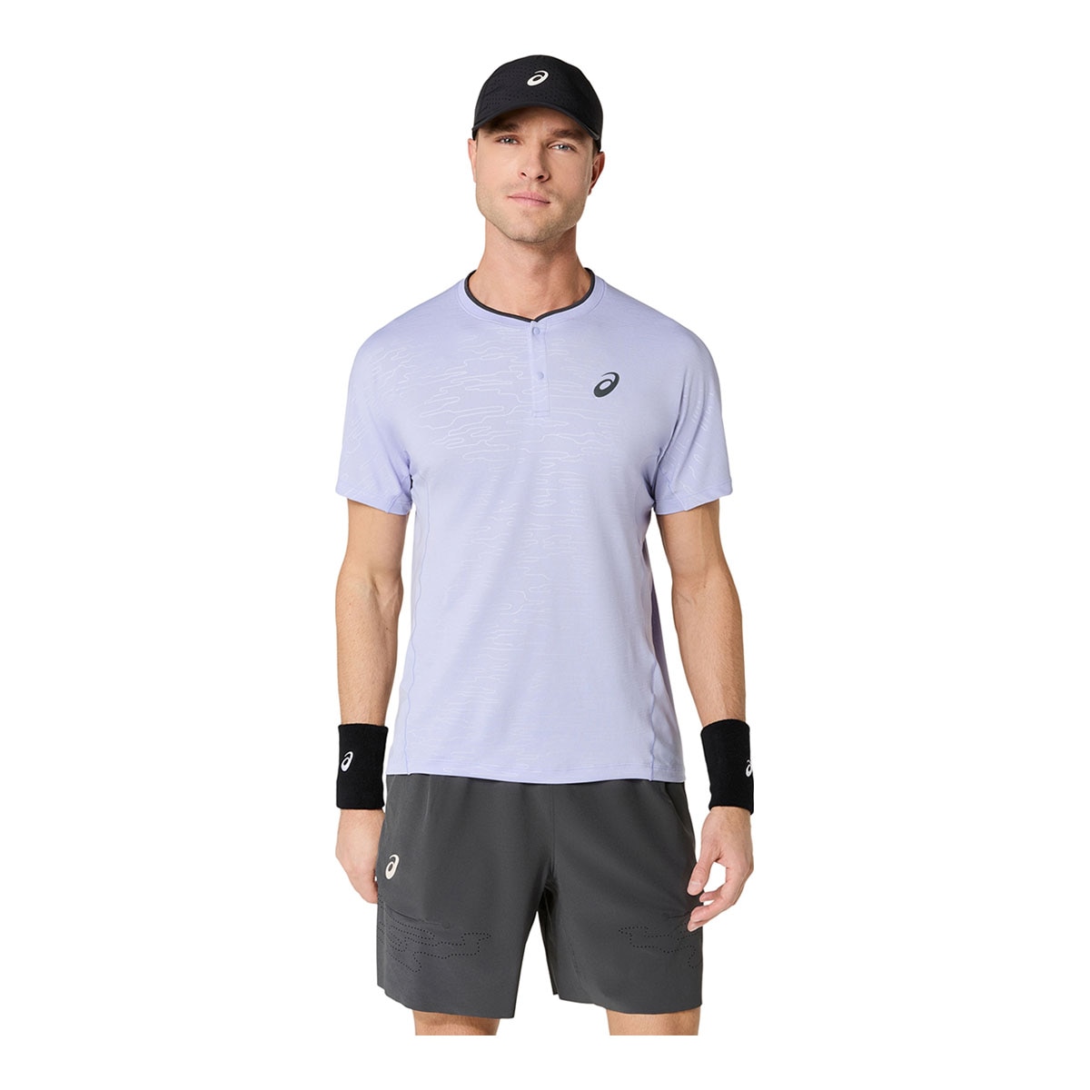 アシックス asics テニスウェア メンズ MATCH SS TOP NIGHT ENERGY 2041A418（500）