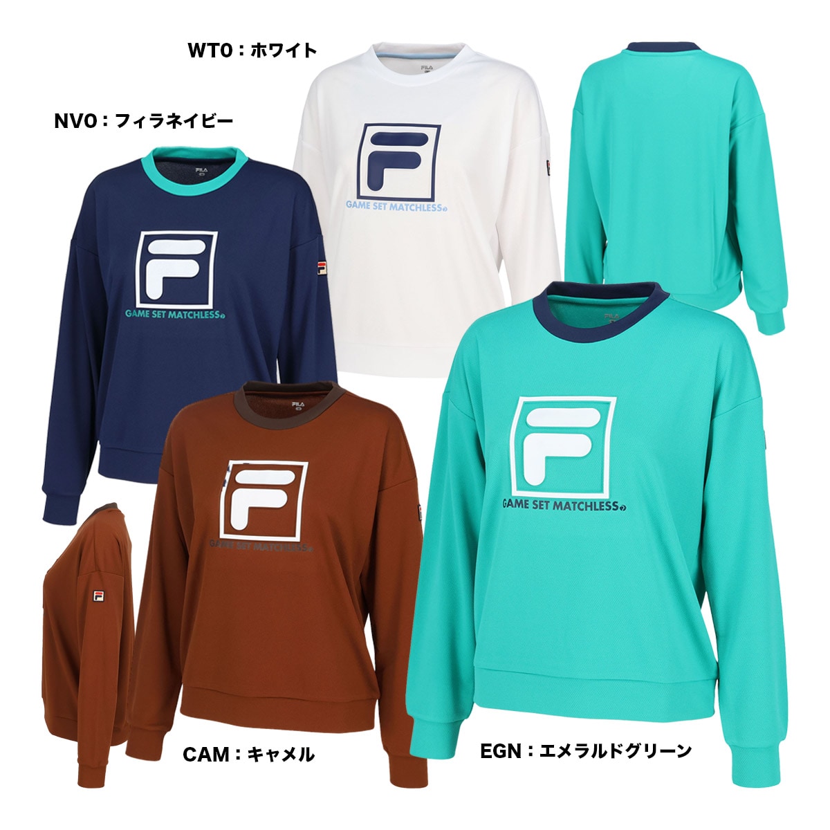 フィラ FILA テニスウェア レディス ロングスリーブシャツ CZ6FGW021