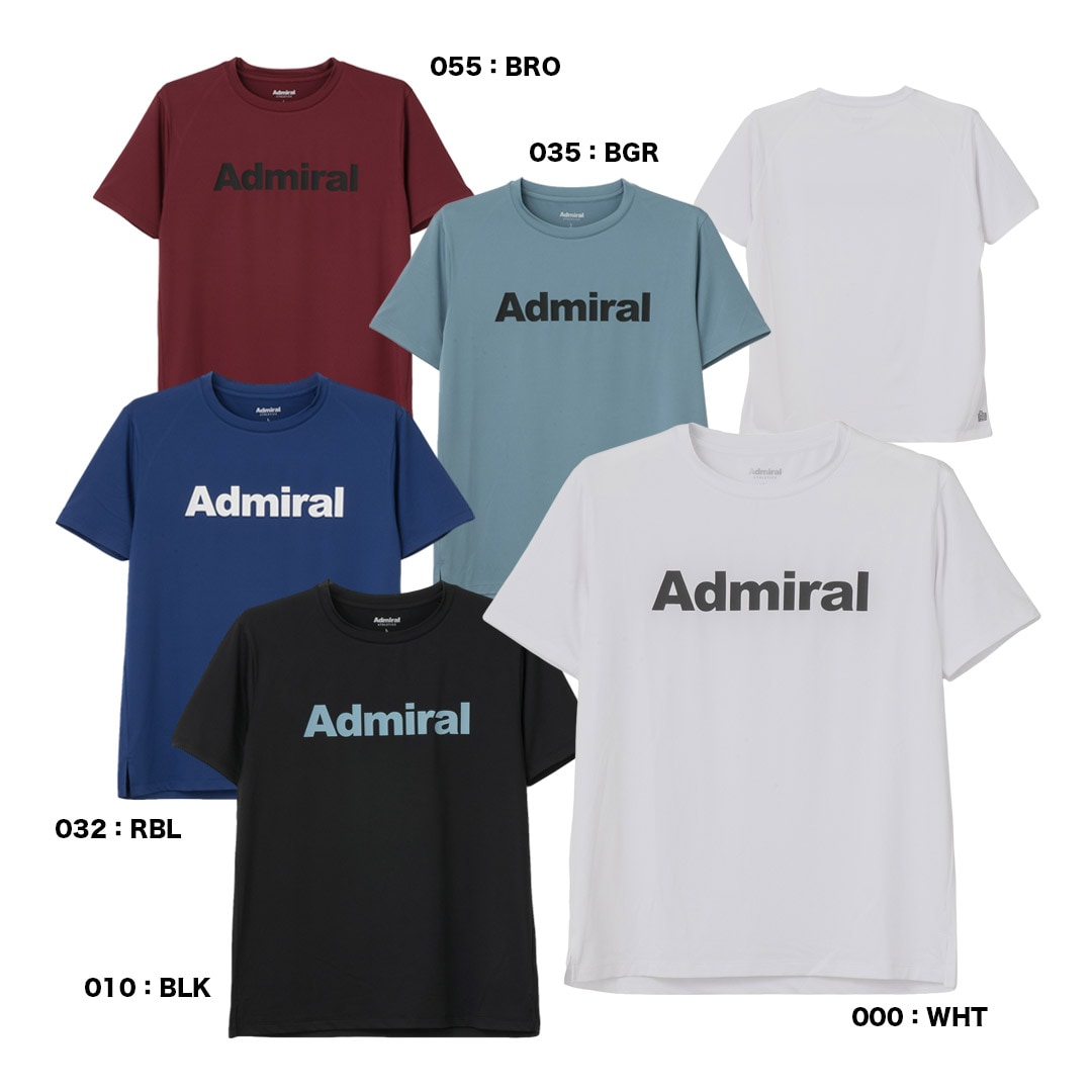 アドミラル Admiral テニスウェア メンズ ミニマルビッグロゴTEE ATMA614
