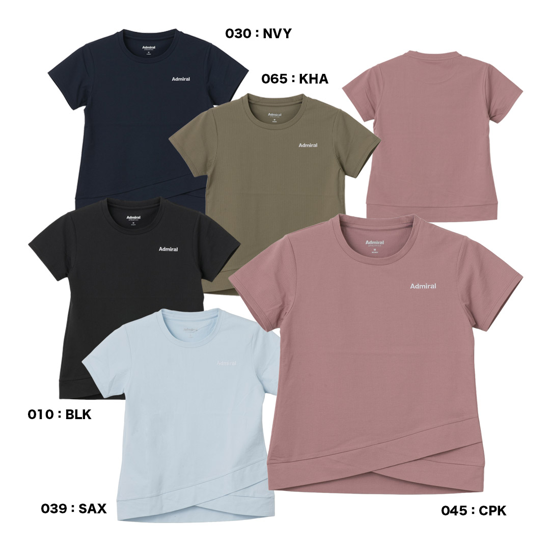 アドミラル Admiral テニスウェア レディス ピケサッカークロスレイヤードヘムTEE ATLA662