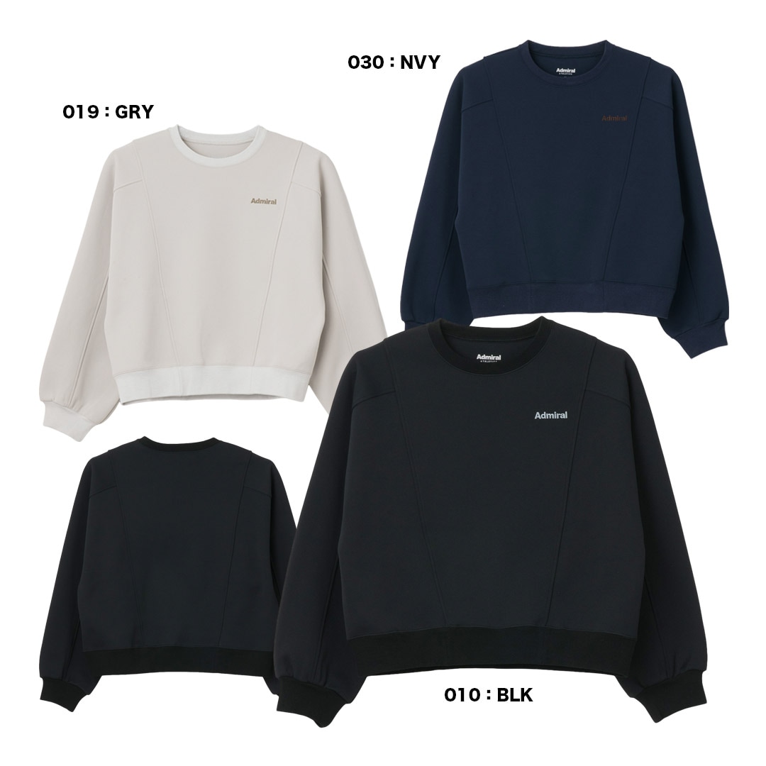 アドミラル Admiral テニスウェア レディス ルーズフィットダンボールスウェット ATLA673