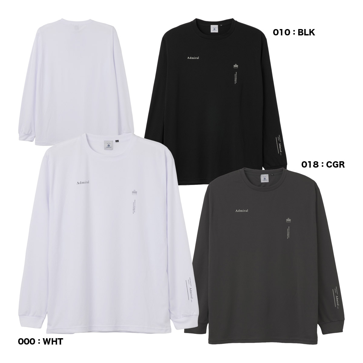 アドミラル Admiral テニスウェア メンズ SMOOTH LS T ANMA615