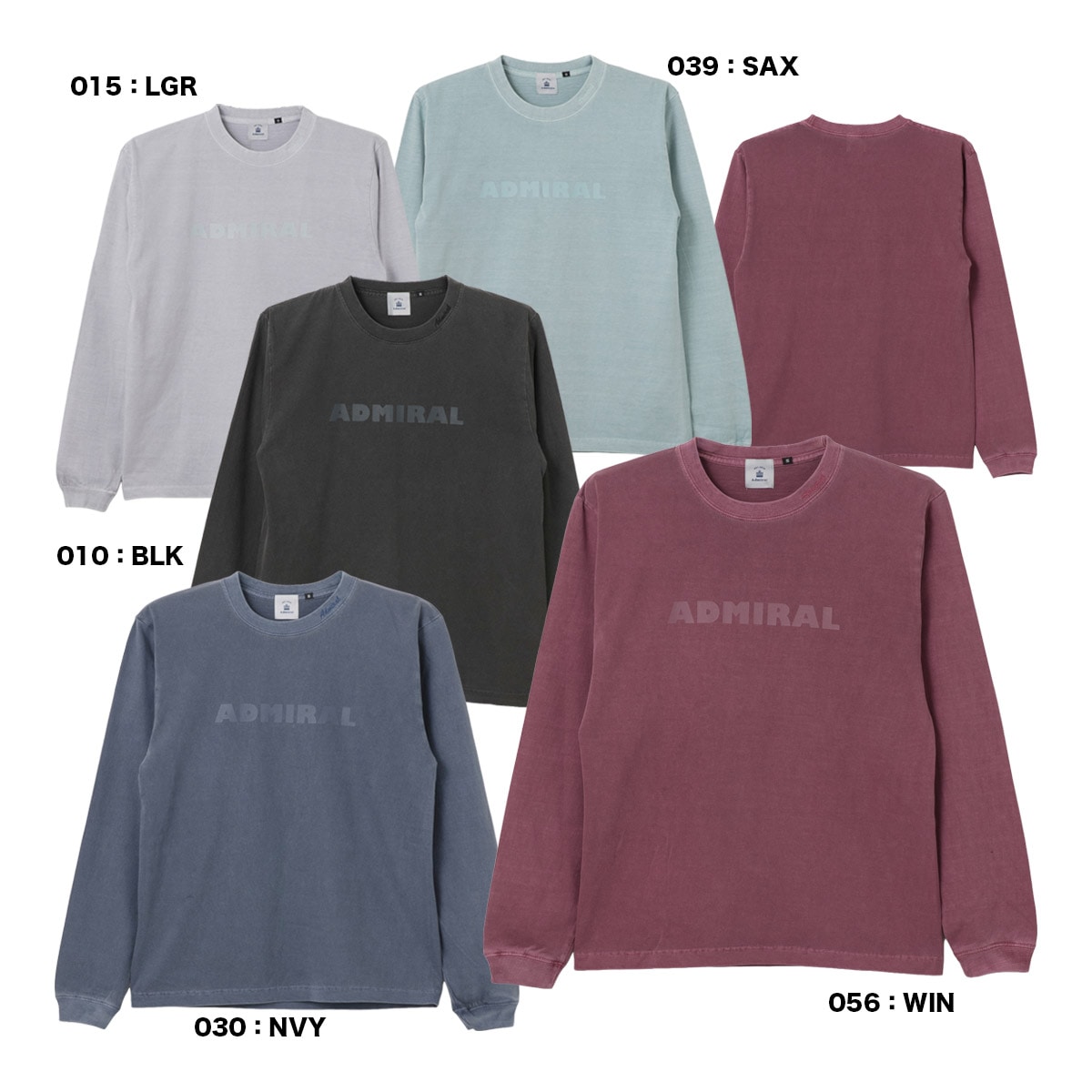 アドミラル Admiral テニスウェア ユニセックス PIGMENT LS T ANUN607