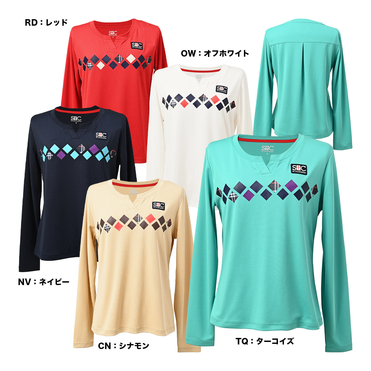 セントクリストファー St.Christopher テニスウェア レディス 長袖Ｔシャツ STC-BFW6017