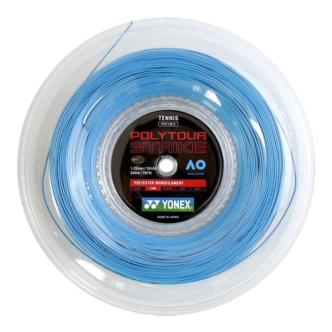 ヨネックス YONEX テニスガット ロール ポリツアーストライク（POLYTOUR STRIKE） 125 ブルー PTST125-2（002）
