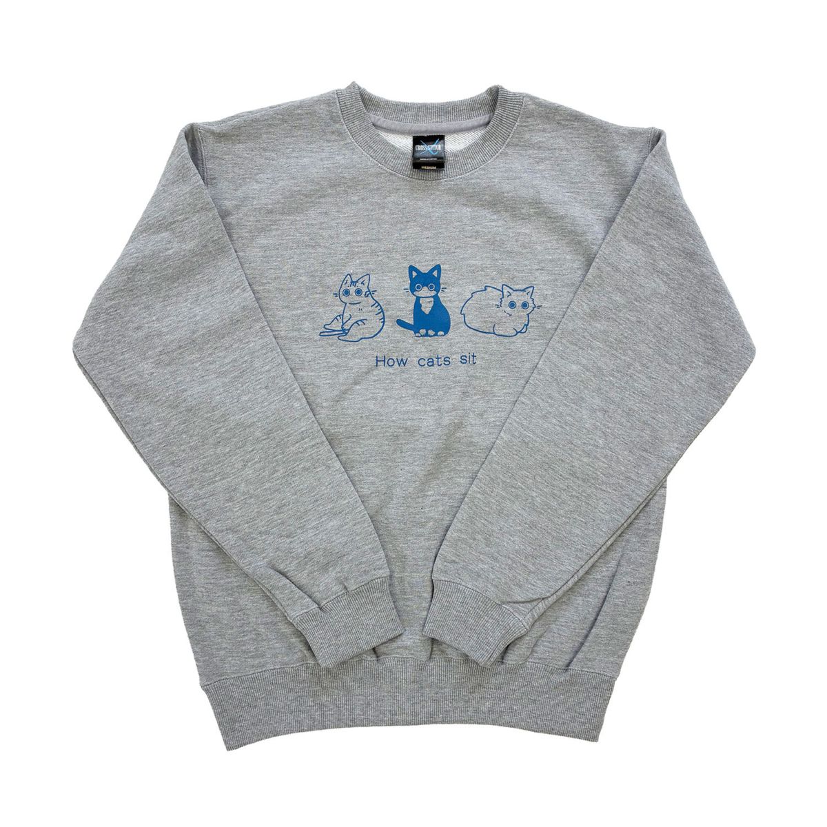 【MEOW】ネコの座り方　トレーナー