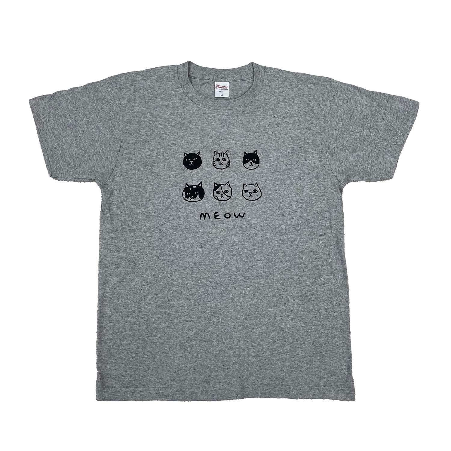 【MEOW】6匹の日本ネコ　Tシャツ