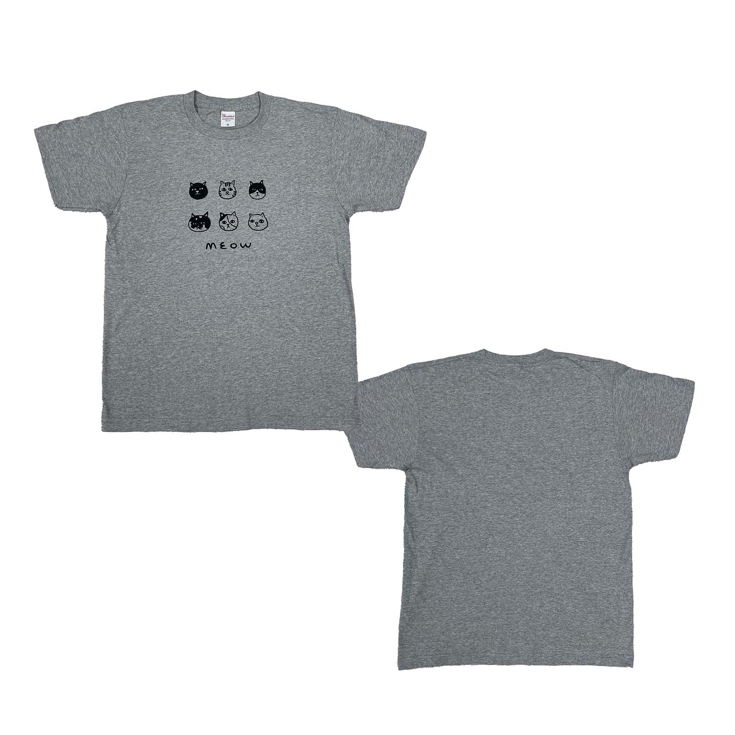 【MEOW】6匹の日本ネコ　Tシャツ
