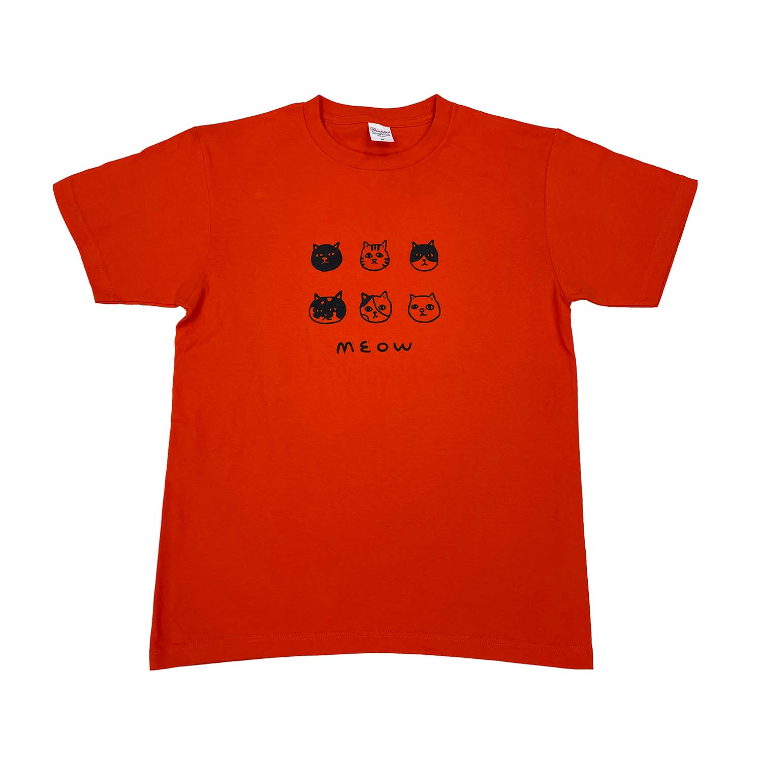 【MEOW】6匹の日本ネコ　Tシャツ