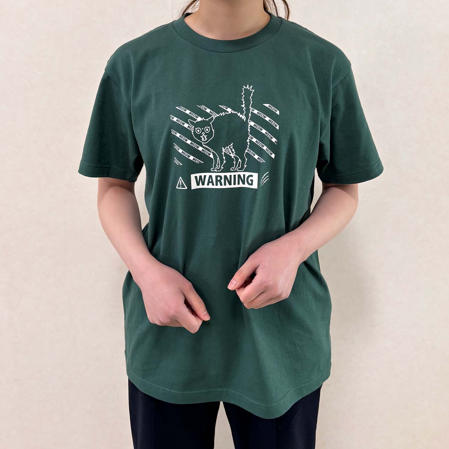 【MEOW】warning　Tシャツ