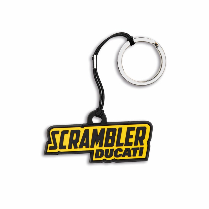 Scrambler Logo | ラバー製キーリング【ドゥカティ アパレル】