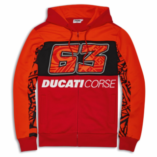 Dual Pecco Bagnaia 63 | フード付きスウェット 【ドゥカティ アパレル】