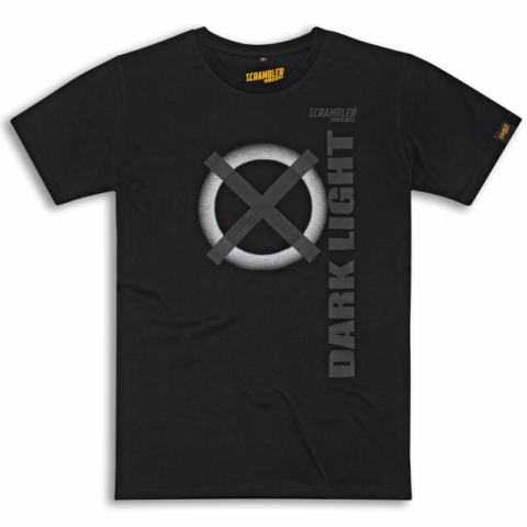 SCR Dark Light Black | ショートスリーブ Tシャツ ブラック 【ドゥカティ アパレル】
