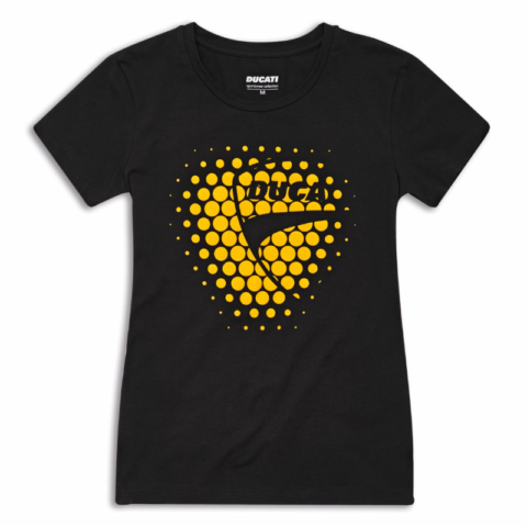 Heart Yellow | ショートスリーブ Tシャツ イエロー レディース【ドゥカティ アパレル】