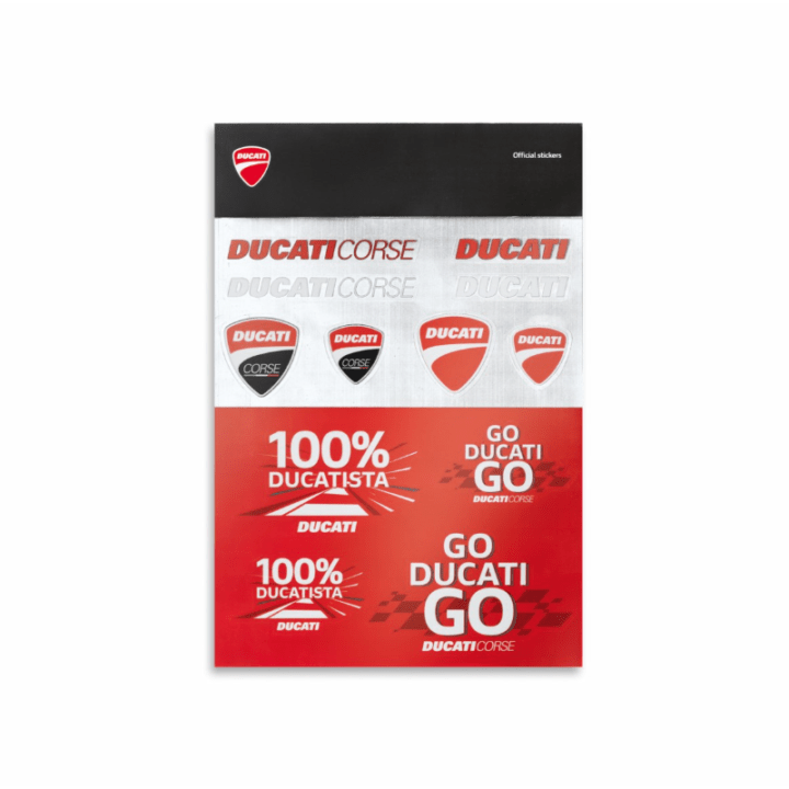 【NEW】 100% Ducatista | ステッカー 【ドゥカティ アパレル】
