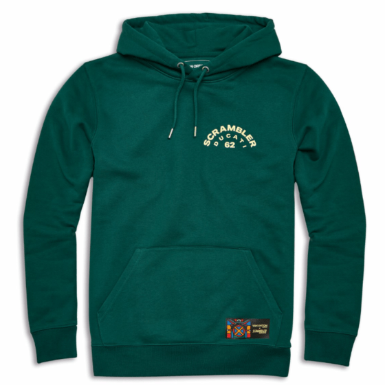 Energy Van Orton Green | フード付きスウェット グリーン【ドゥカティ アパレル】