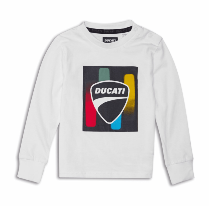 【NEW】Pop 6.0 | ロングスリーブ Tシャツ  【ドゥカティ アパレル】