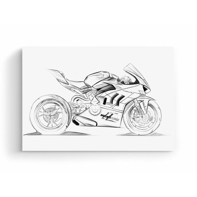 Ducati Bike | 組み立てフレーム付き Ducati Sketch 【ドゥカティ アパレル】