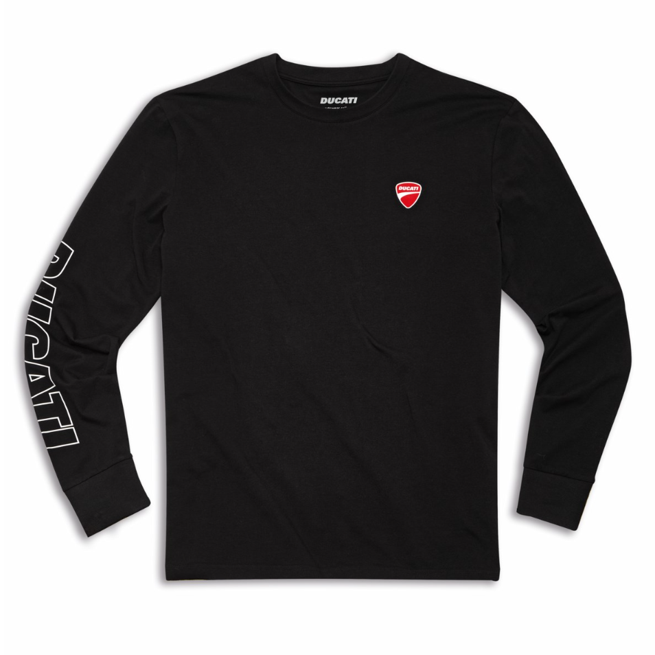 【NEW】Essential | ロングスリーブ Tシャツ 【ドゥカティ アパレル】