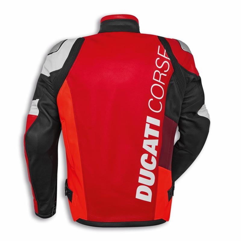 Ducati Corse C6 red/white/Black | レザージャケット メッシュ