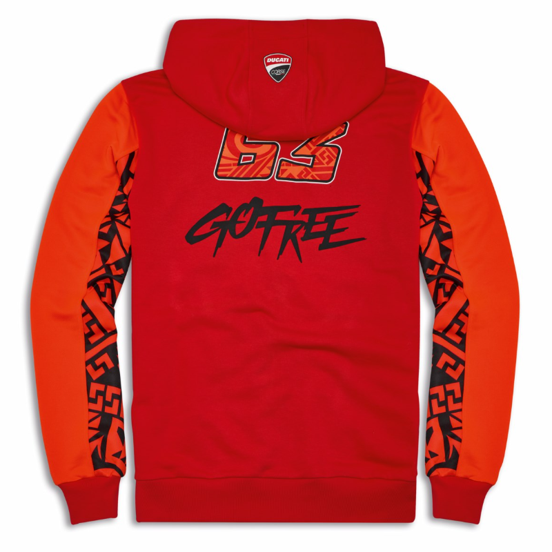 Dual Pecco Bagnaia 63 | フード付きスウェット 【ドゥカティ アパレル】