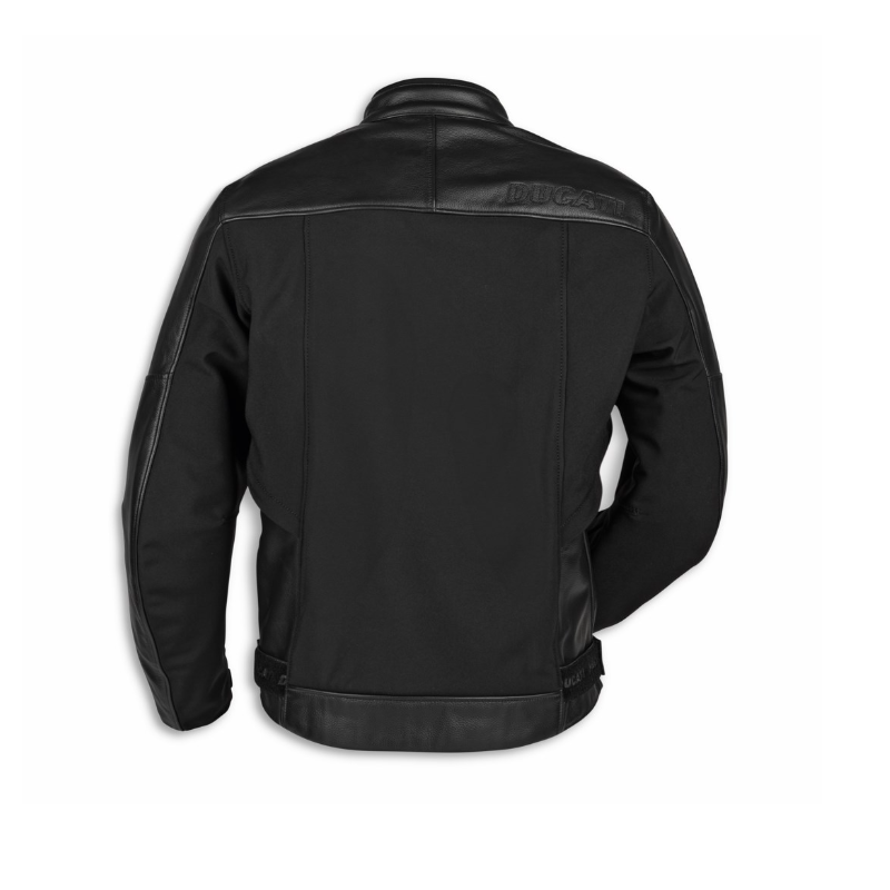 Ducati Logo C1 2.0 BLACK | レザー＆ファブリック製ジャケット 【ドゥカティ アパレル】