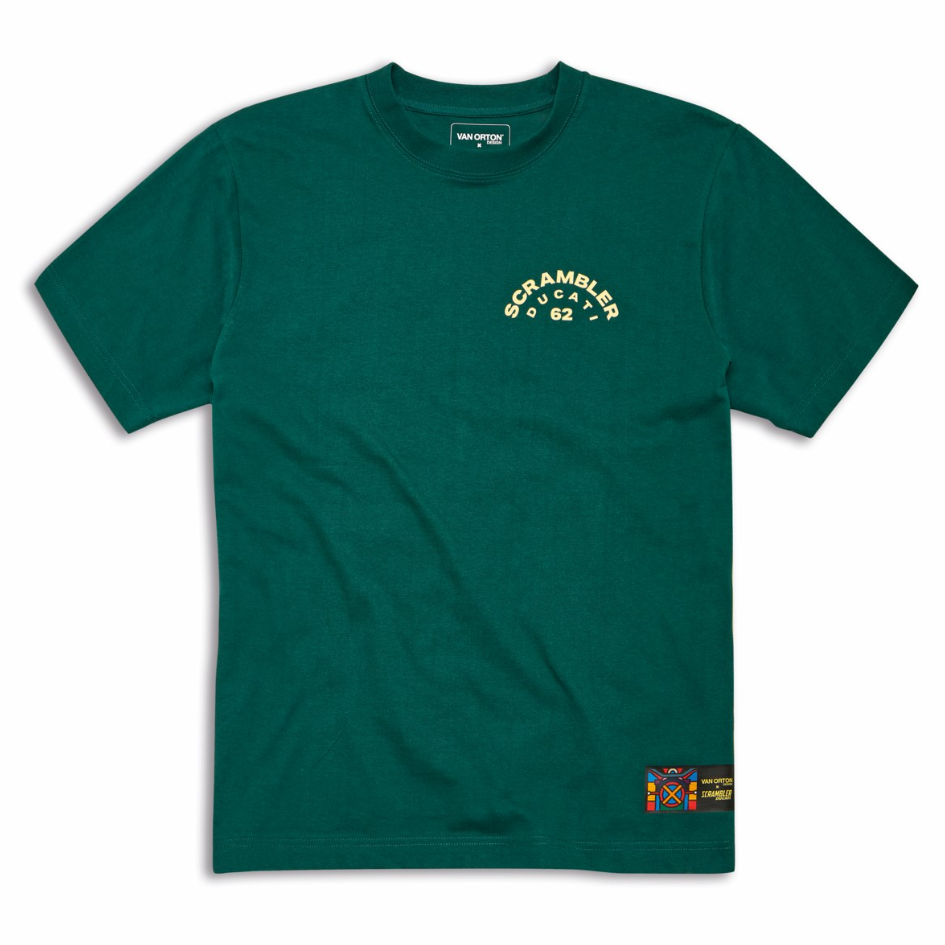 Energy Van Orton Green | ショートスリーブ Tシャツ グリーン【ドゥカティ アパレル】