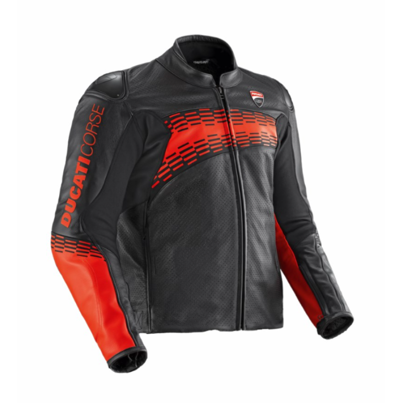 【NEW】Ducati Corse C7 |  レザージャケット メッシュ 【ドゥカティアパレル】