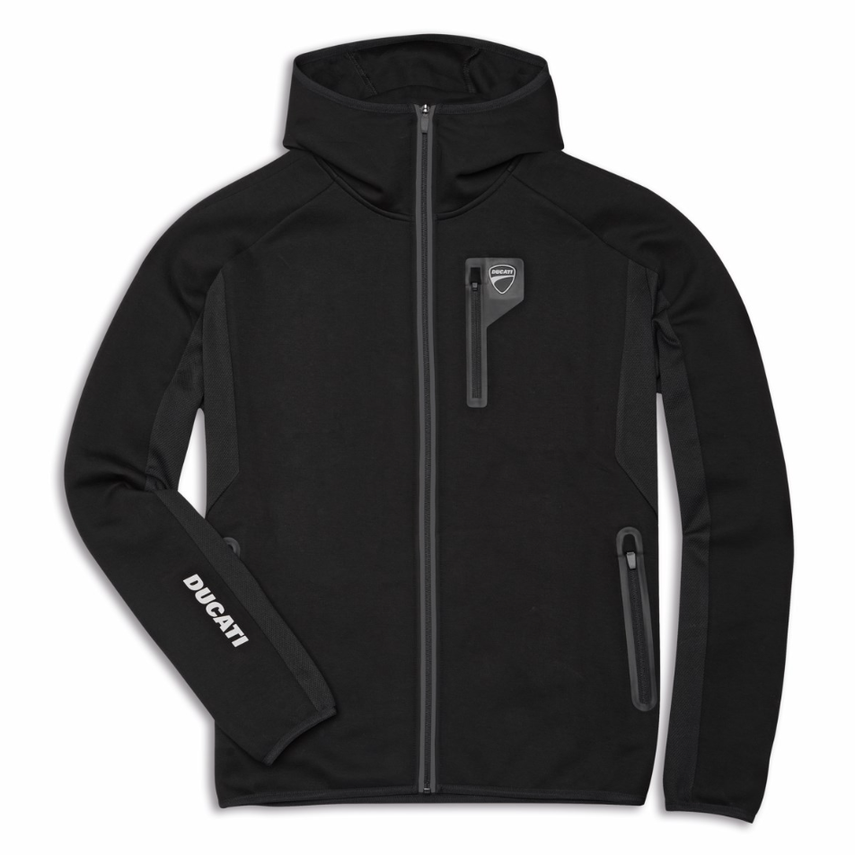 【NEW】 Reflex Attitude 3.0 Black | スウェットシャツ ブラック 【ドゥカティ アパレル】