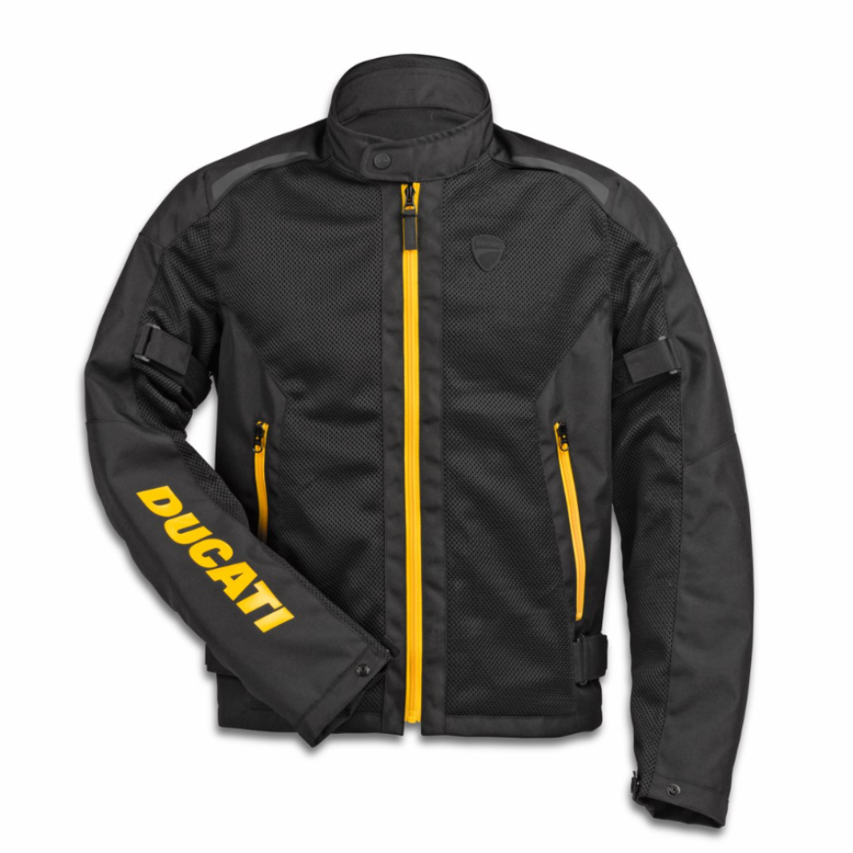 Speed Air C2 2.0 Black & YELLOW| ファブリックジャケット 【ドゥカティ アパレル】
