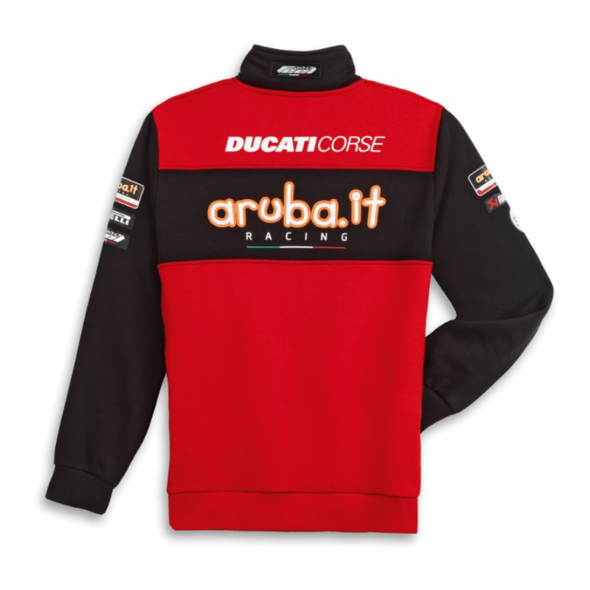 【NEW】SBK Team Replica 26 | ハーフジップスウェットシャツ 【ドゥカティ アパレル】