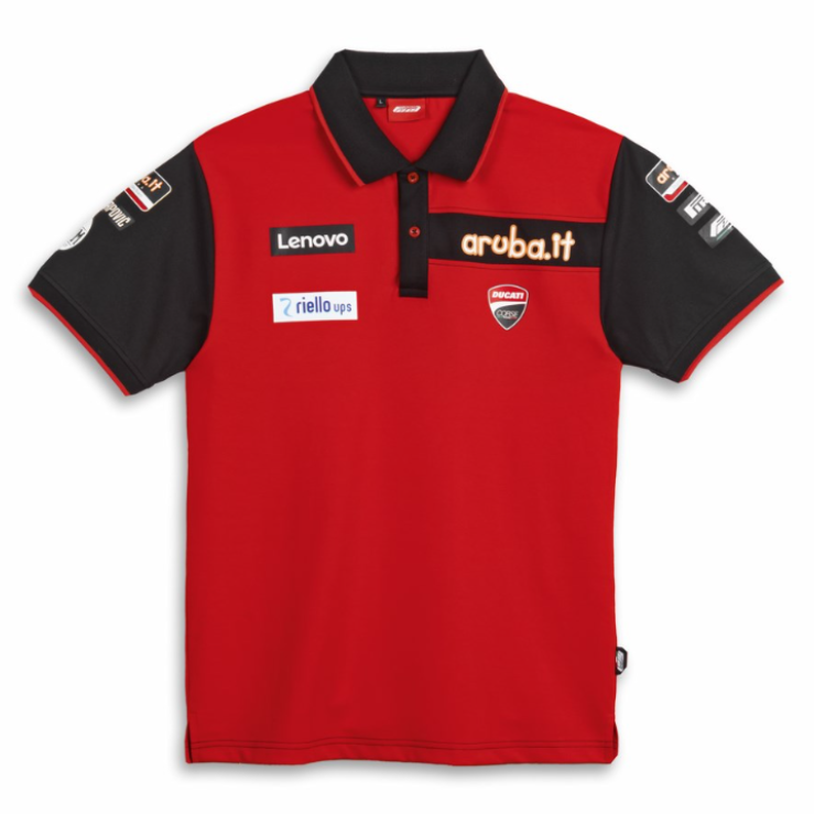 【NEW】SBK Team Replica 26 | ショートスリーブポロシャツ【ドゥカティ アパレル】