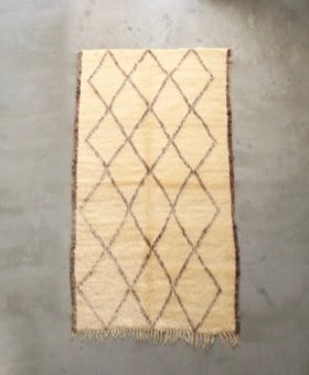 ベニワレン　Beni Ouarain モロッコラグ　MAROC ビンテージラグ 楽天市場】本物 ヴィンテージ ベニワレン ラグ beni ouarain