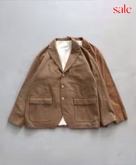 [20% > 25%OFF] SEVEN BY SEVEN (���֥�Х����֥�) "3B CASUAL JACKET - Powder melton -"