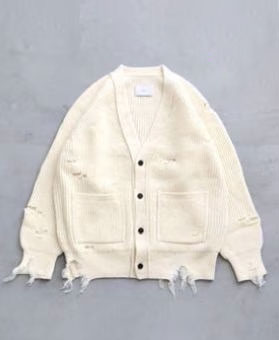 [美品] stein MILLED DAMAGE KNIT CARDIGAN 000000019148_pJ6nkxZ.jpg