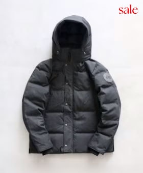 [10% > 20%OFF] CANADA GOOSE (���ʥ�������) ��Wyndham Parka Crinkle Cotton -BLACK DISC-��