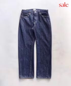 10%OFF] CIOTA (シオタ) “本藍 スビン 13.5oz ストレートデニム NIW