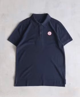  （カナダグース）ネイビー ベックリー ポロシャツ 刺繍 CANADA GOOSE (カナダグース) “BECKLEY POLO” | CANADA GOOSE(カナダ