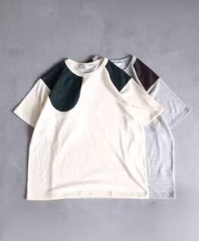 Sasquatchfabrix.(��������å��ե��֥�å���) ��2TONE SHOULDER PK T-SHIRT
