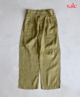 Nigel Cabourn LINEN PANT BEIGE 36 リネンパンツ リネンの季節》FRENCH WORK PANT- LINEN PIN OX – ナイジェル
