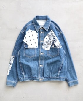 NOMA t.d. (�Ρ��� �ƥ����ǥ���) ��Sign Print Denim Jacket��