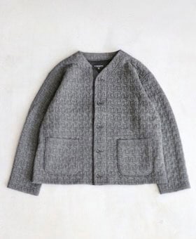 Engineered Garments Creweck Cardigan Engineered Garments Cardigan Jacket in Olive Cotton Ripstop