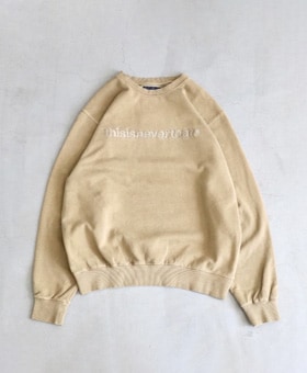 thisisneverthat ネバザ スウェット 韓国 刺繍ロゴ ヴィンテージ thisisneverthat - 【タグ付き新品!】thisisneverthat green