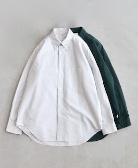 【美品】Unlikely ボタンダウンシャツ　NAVY STRIPE M 000000020587_gPpGnso.jpg