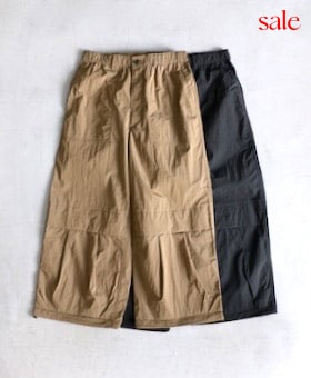Sasquatchfabrix. ベージュ　ナイロンハカマパンツ 15% > 30%OFF] Sasquatchfabrix.(サスクワッチファブリックス
